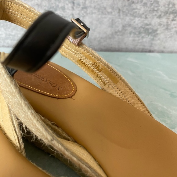 Matt Bernson platform sandals with black gingham 8 - Picture 3 of 8